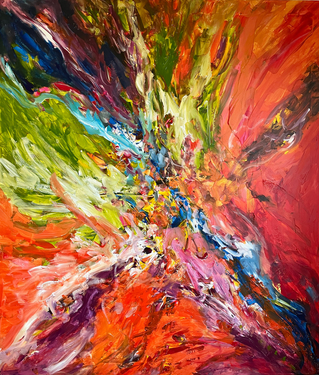 In to the Blue • 130 * 150 cm