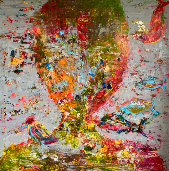 SOLGT / Mermaid • 130 * 130 cm