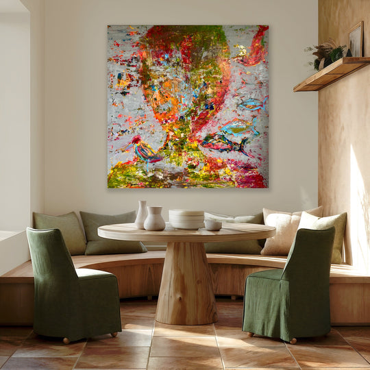 SOLGT / Mermaid • 130 * 130 cm