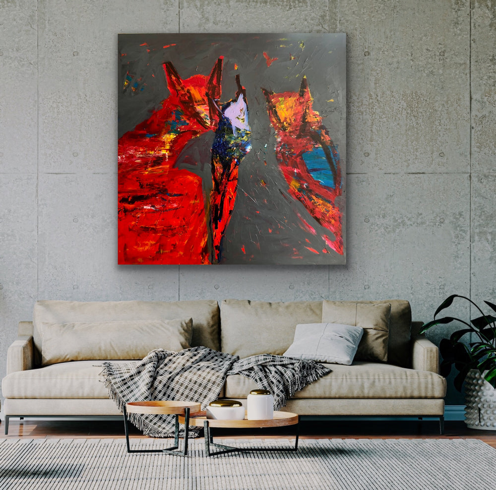 SOLGT / Birds • 150 * 150 cm