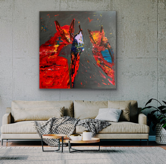 SOLGT / Birds • 150 * 150 cm