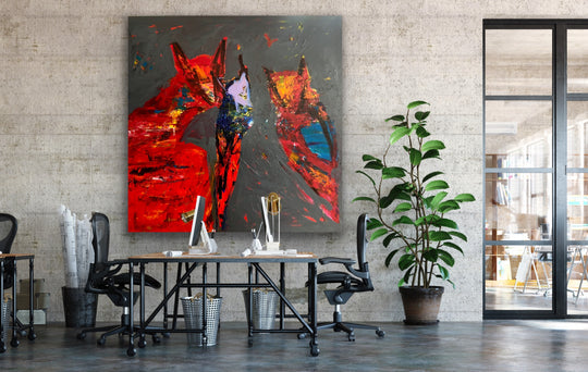 SOLGT / Birds • 150 * 150 cm