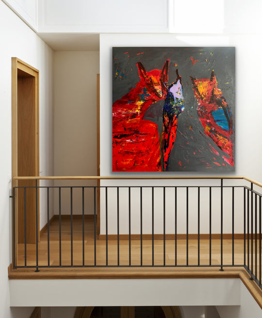 SOLGT / Birds • 150 * 150 cm