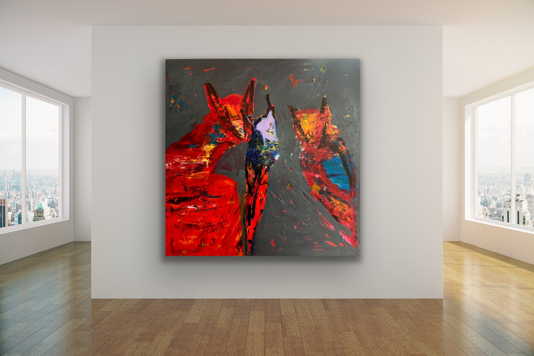 SOLGT / Birds • 150 * 150 cm