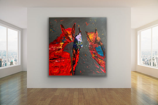 SOLGT / Birds • 150 * 150 cm