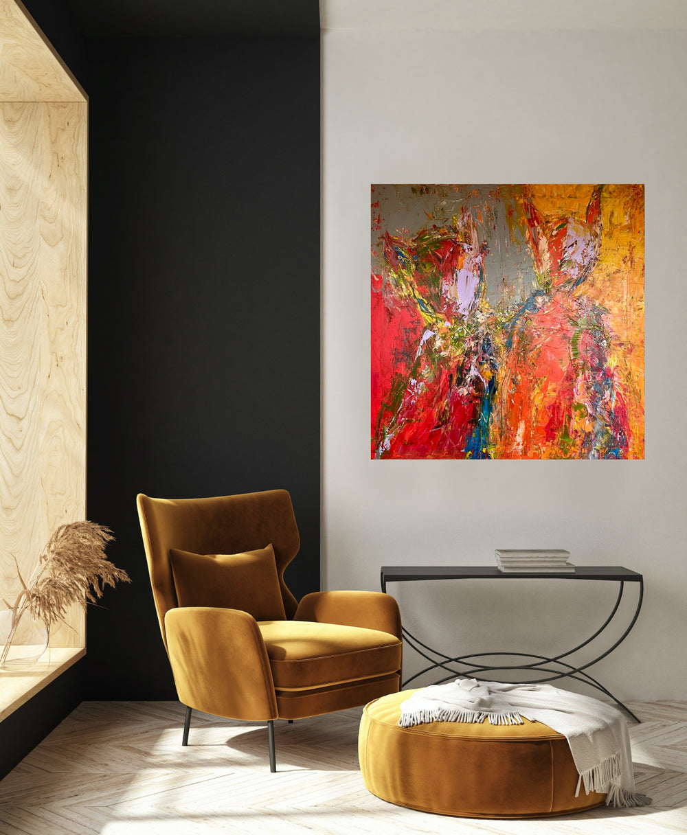 Silhouettes • 100 * 100 cm