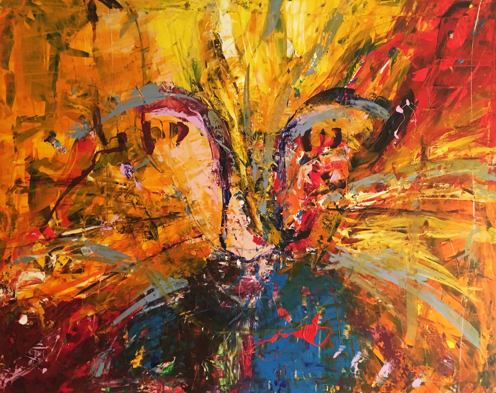 SOLGT / Lion · 150 x 120 cm