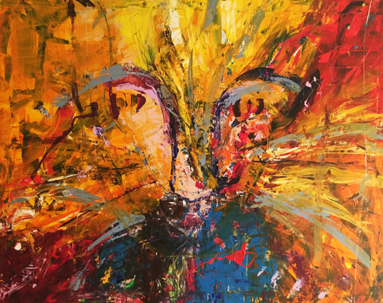 SOLGT / Lion · 150 x 120 cm