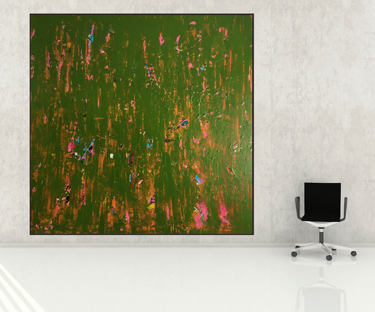 SOLGT / Evergreen · 150 x 150 cm.